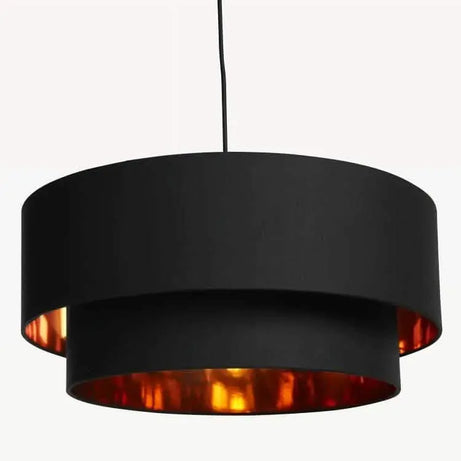 نجفة معدن و قماش، 55*65 سم