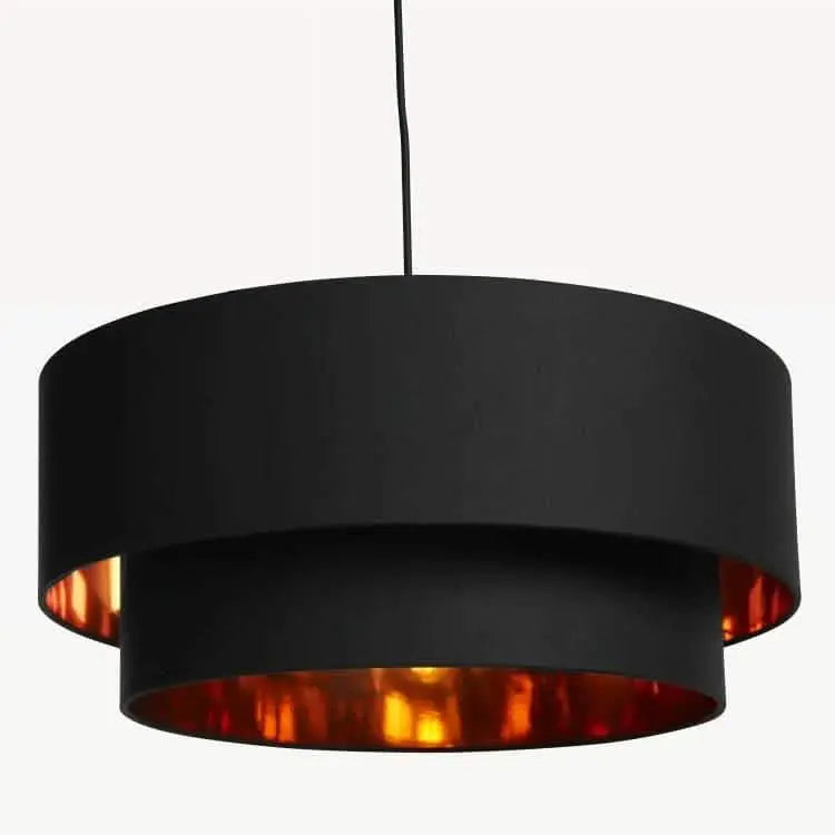 نجفة معدن و قماش، 55*65 سم