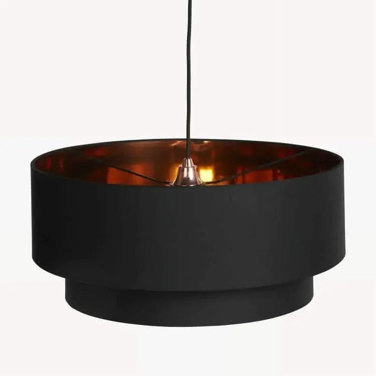 نجفة معدن و قماش، 55*65 سم