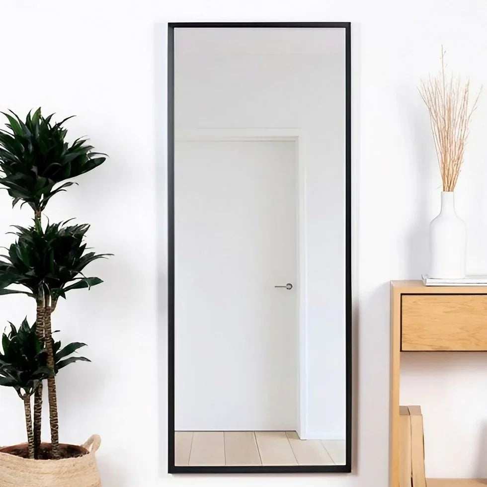 مرايا بإطار خشب ام دي اف، 40*2*130 سم