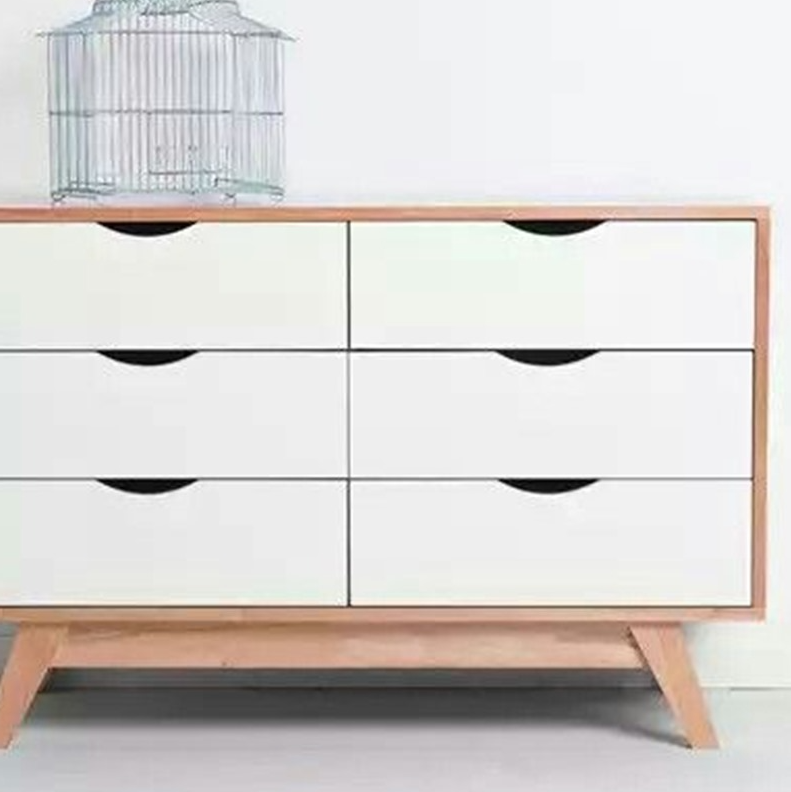 وحدة أدراج خشب ام دي اف، 120*40*90 سم