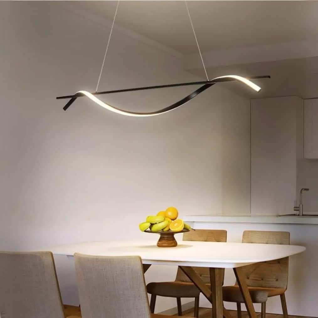 نجفة معدن و رابر، 100*75 سم- أسود