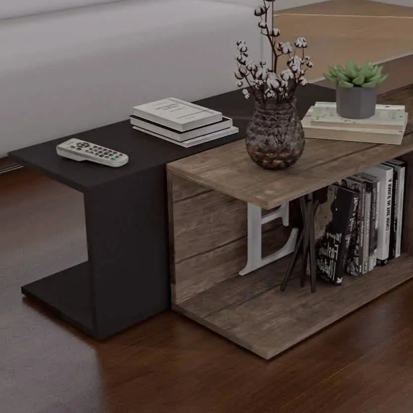 ترابيزة قهوة مزدوجة، 90*60*35 سم