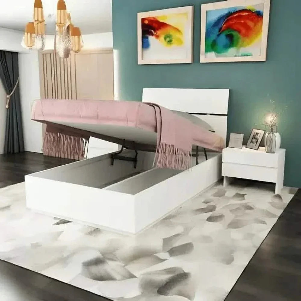 سرير خشب فردي ام دي اف، 120*200*30 سم