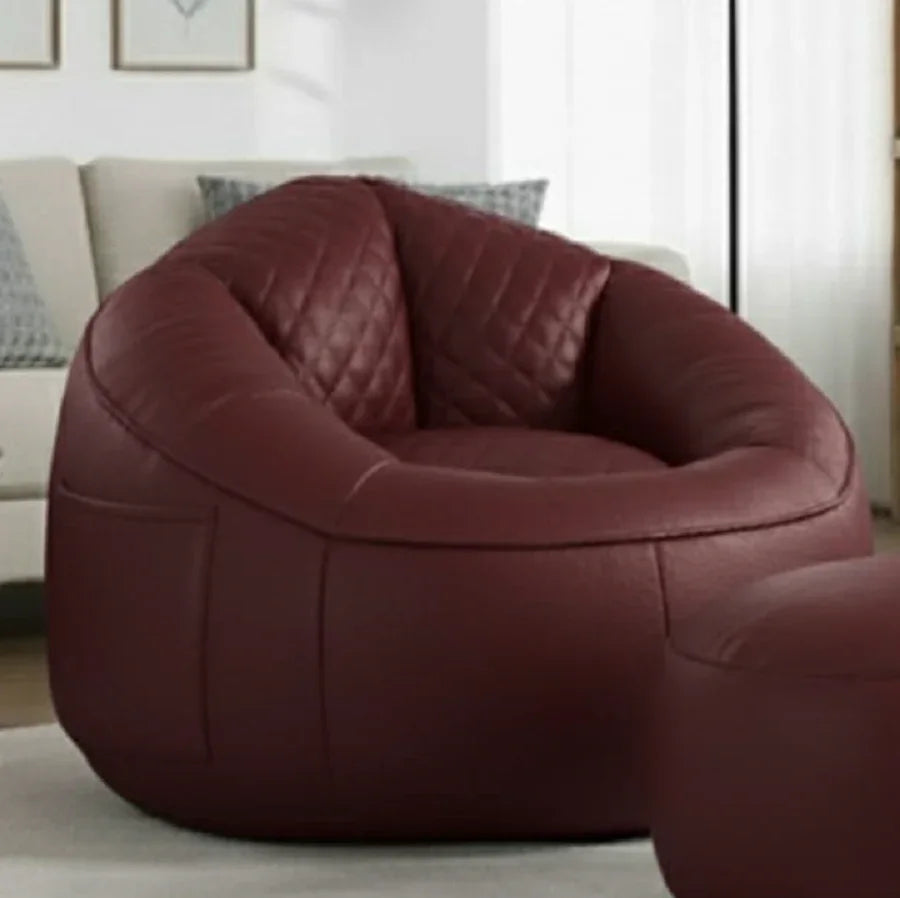 طقم بين باج مع بف جلد، قطعتين - نبيتي