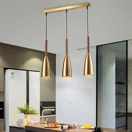 نجفة معدن، 60*80 سم - ذهبي