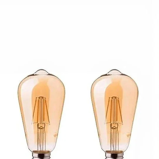 طقم لمبات ديكور زجاج، 5*10 سم - 3 قطع