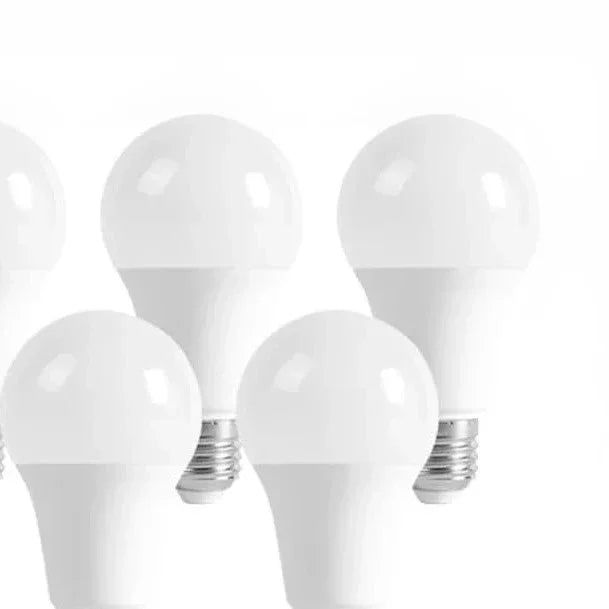 طقم لمبات ليد ديكور بلاستيك، 5*7 سم - 5 قطع