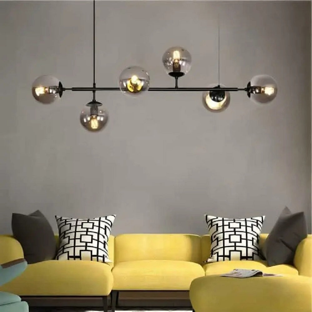 نجفة ستيل و زجاج، 120*150 سم