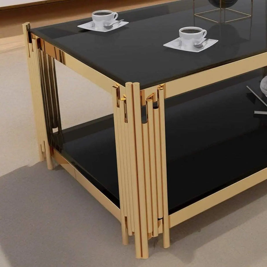 ترابيزة قهوة ستانلس ستيل 60*120*45 سم - RAX18 - Homix