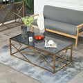 ترابيزة قهوة بسطح زجاج 60*120*45 سم - RAX19 - Homix
