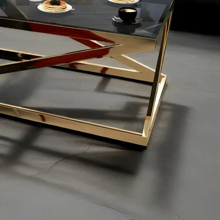 ترابيزة قهوة بسطح زجاج 60*120*45 سم - RAX36 - Homix