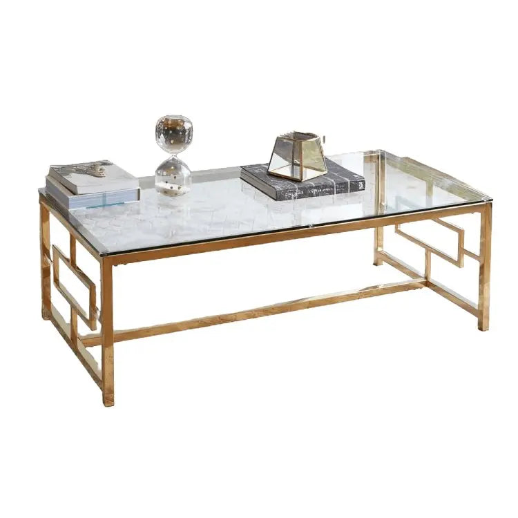 ترابيزة قهوة معدن ذهبي 60*120*45 سم - RAX5 - Homix