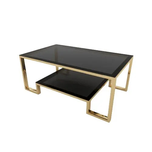 ترابيزة قهوة بسطح زجاجي 60*120*45 سم - RAX6 - Homix