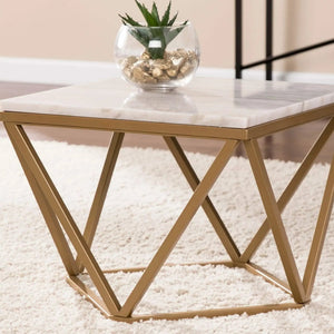 ترابيزة جانبية معدن، 60*60*45 سم