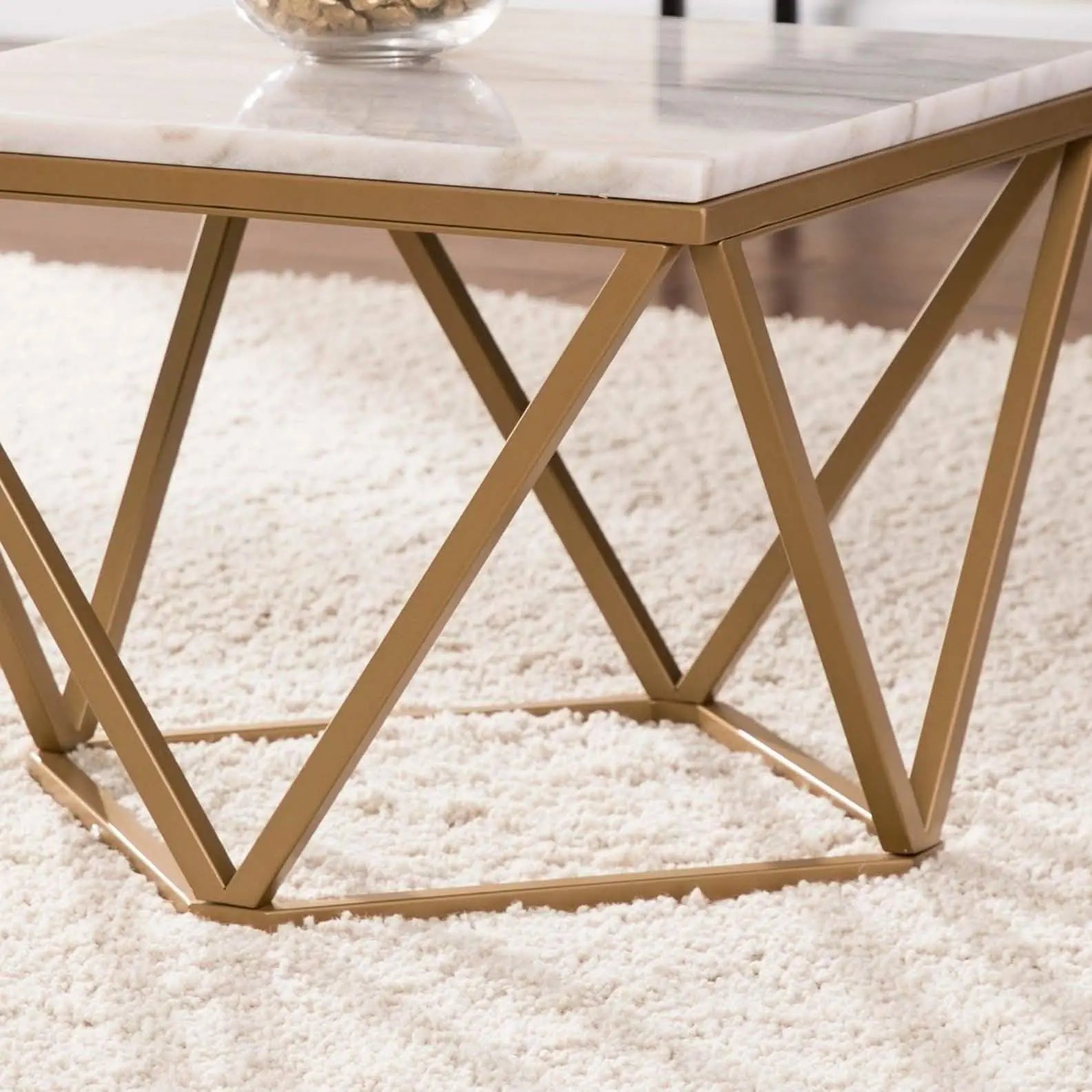 ترابيزة جانبية معدن، 60*60*45 سم