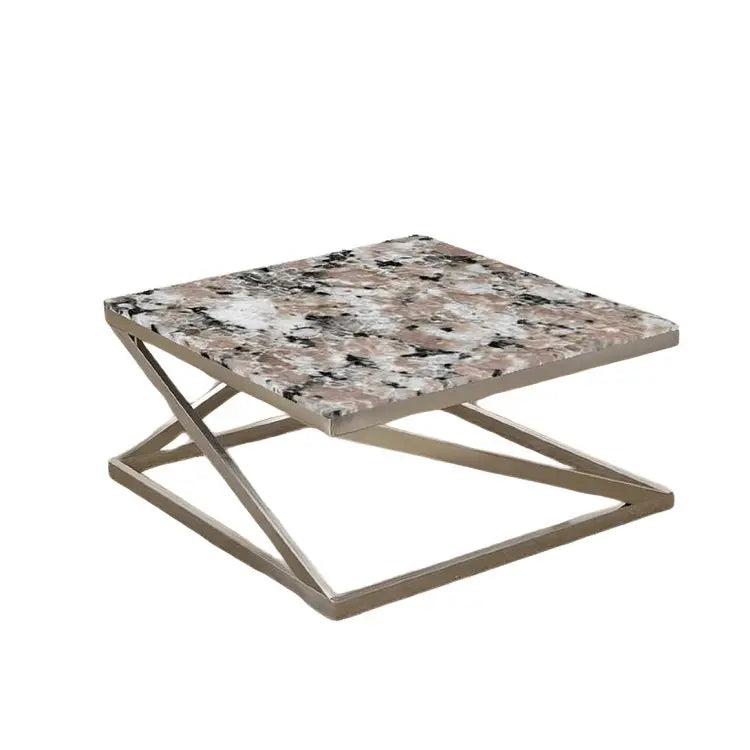 ترابيزة قهوة بسطح جرانيت 60*60*45 سم - LUS23 - Homix