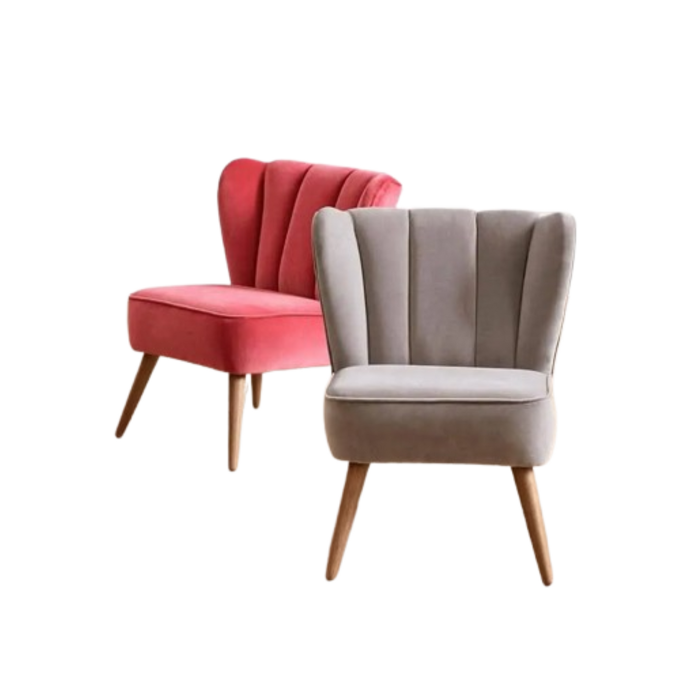 كرسي خشب زان أحمر 60*70*85 سم - KAR3