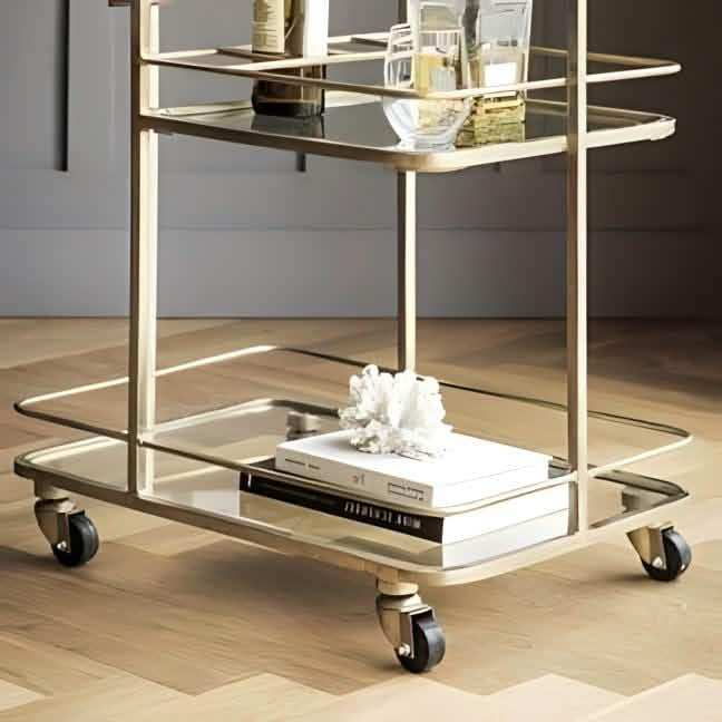ترابيزة تقديم معدن 60*40*80 سم - RON217 Royal Iron