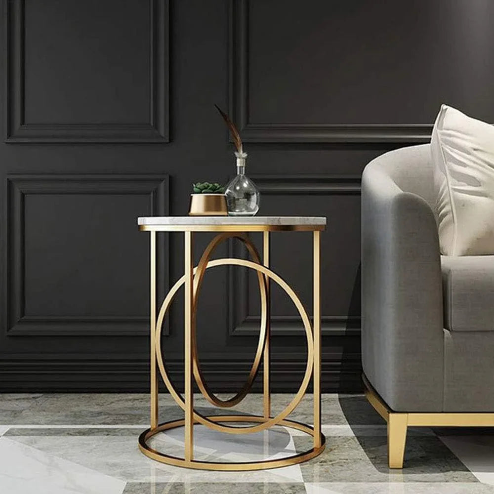 ترابيزة جانبية رخام 50*60 سم - RON62 Royal Iron