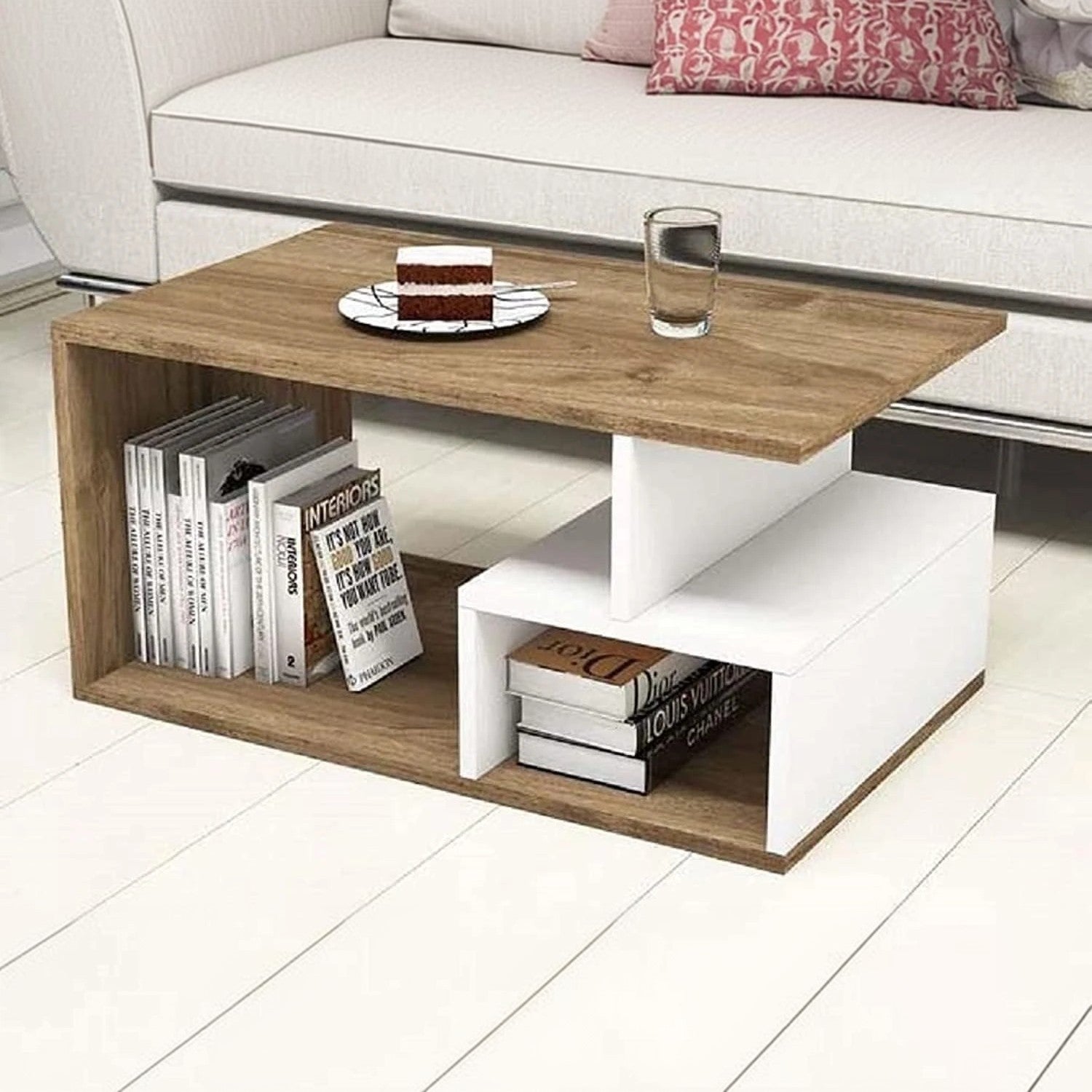 ترابيزة قهوة خشب ام دي اف، 90*50*50 سم