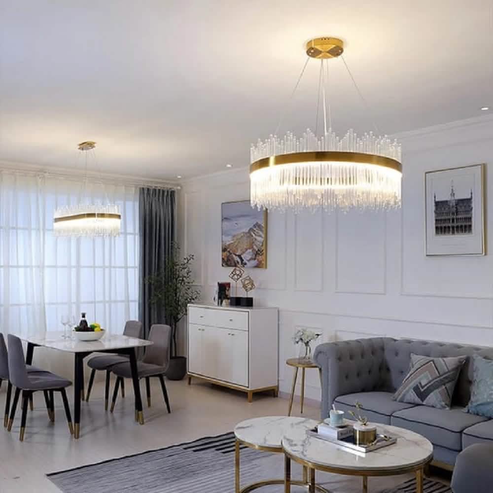 نجفة ستيل، 60*80 سم- ذهبي