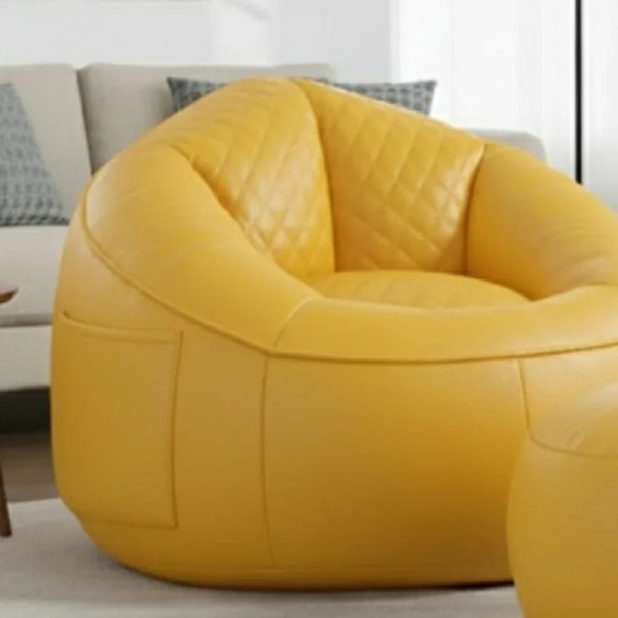 طقم بين باج مع بف جلد، قطعتين - مسطردة