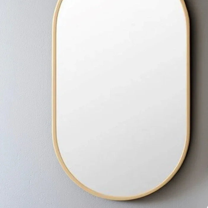 مرايا حائط بإطار خشب ام دي اف، 25*2*65 سم