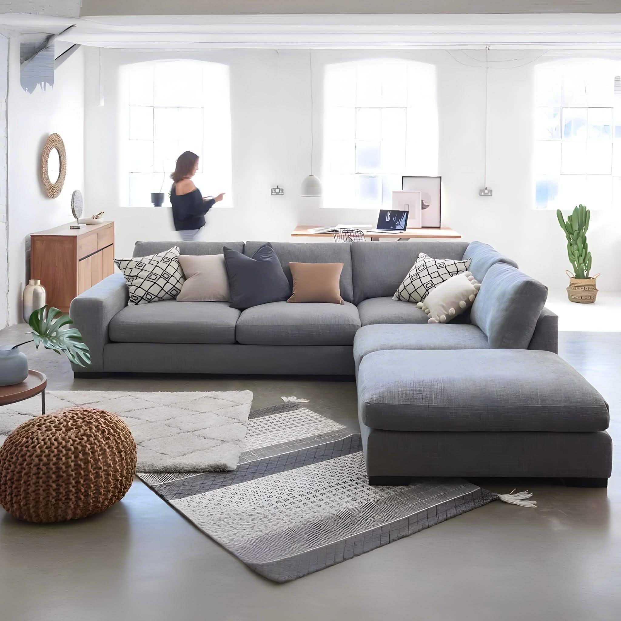 ركنة خشب زان، 240*225*85*75 سم