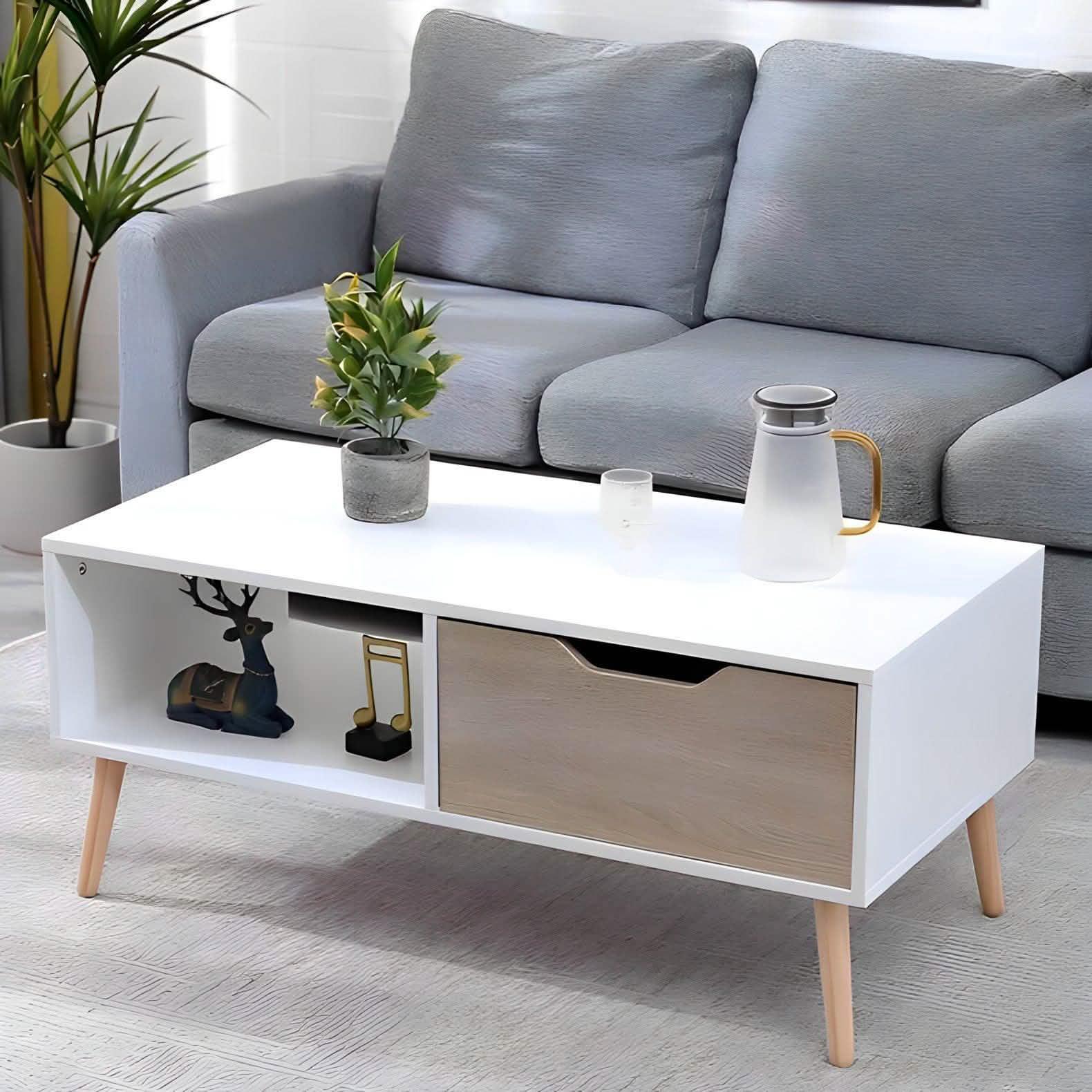 تسوق الأن من هومكس  ترابيزة قهوة ام دي اف 70*50*45 سم - HOM113 بأفضل سعر وأفضل جودة