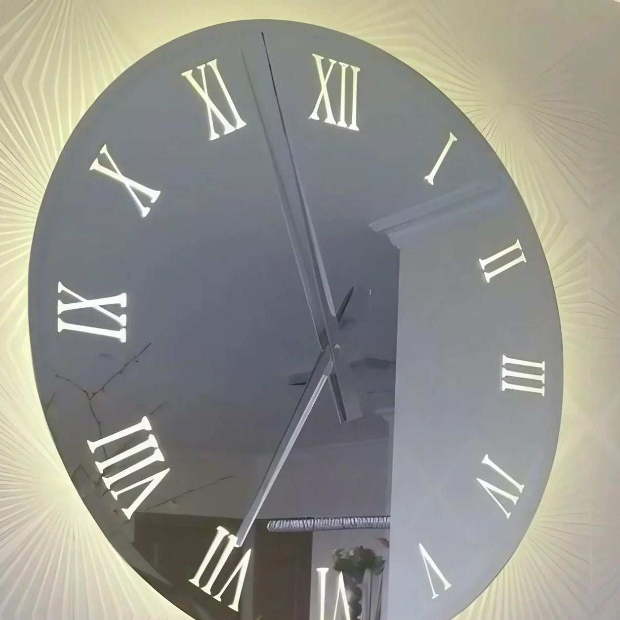 مرايا حائط ليد، 70*70 سم