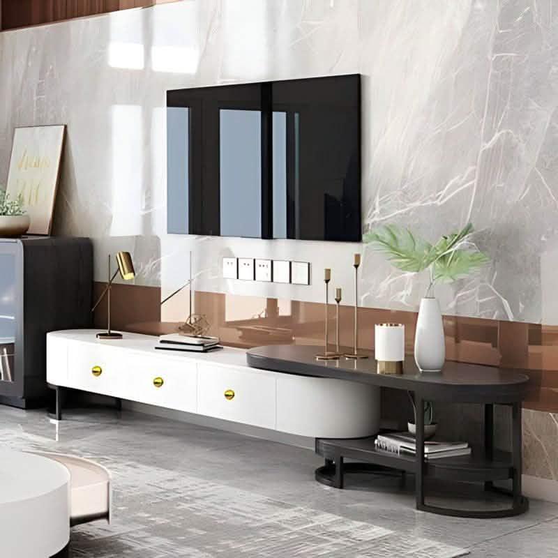 ترابيزة تليفزيون ام دي اف، قطعتين