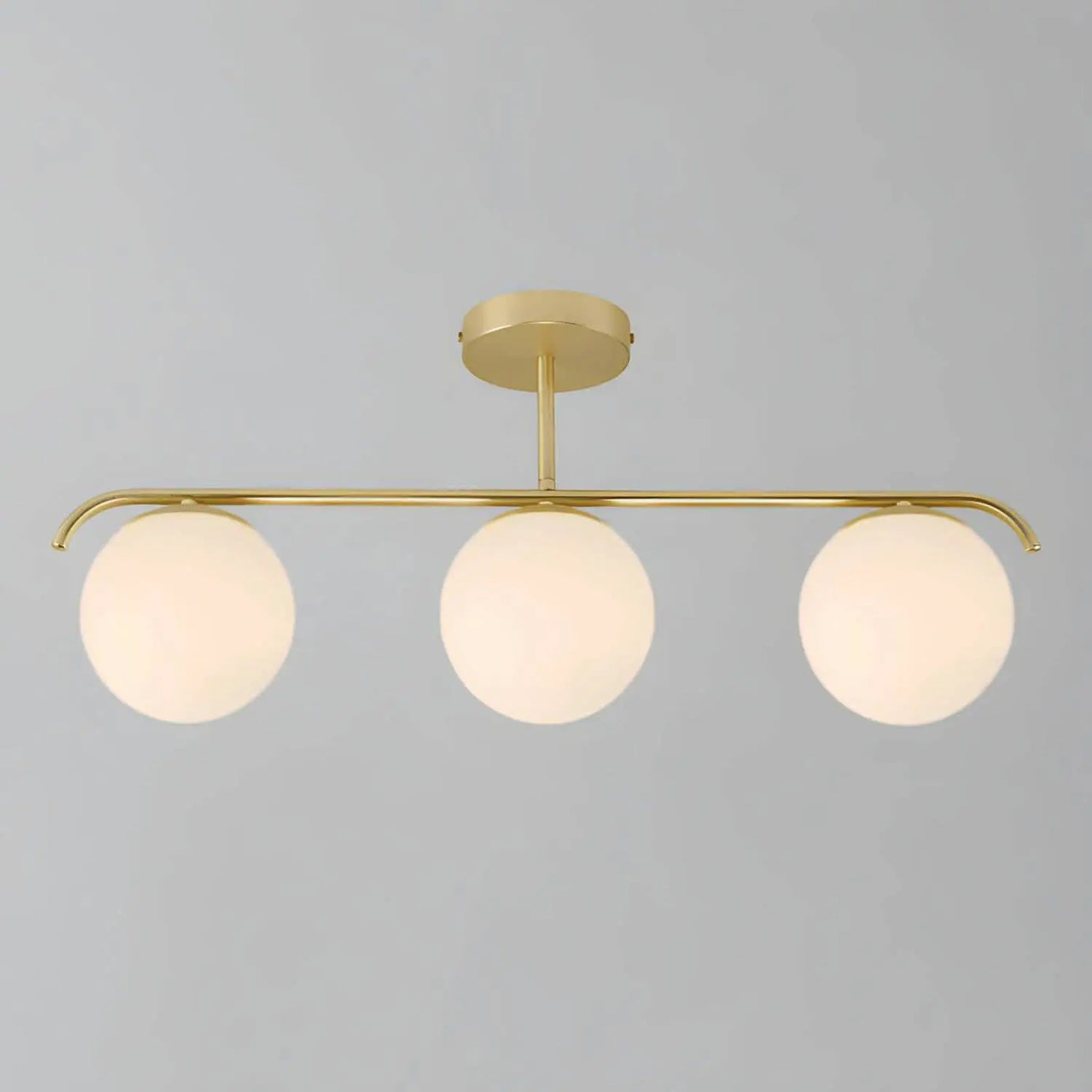 نجفة معدن وزجاج، 70*30سم