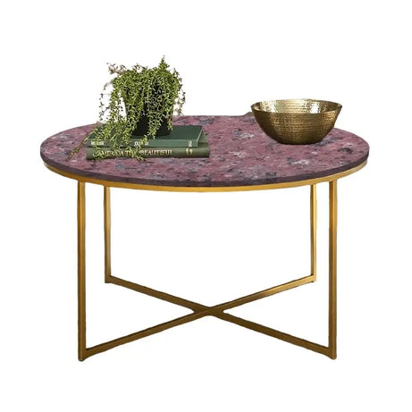 ترابيزة قهوة بسطح جرانيت 70*45 سم - LUS15 - Homix