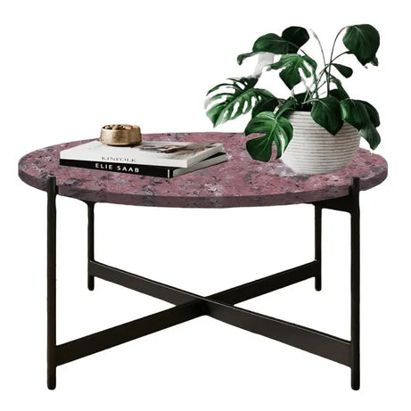 ترابيزة قهوة بسطح جرانيت 70*50 سم - LUS28 - Homix