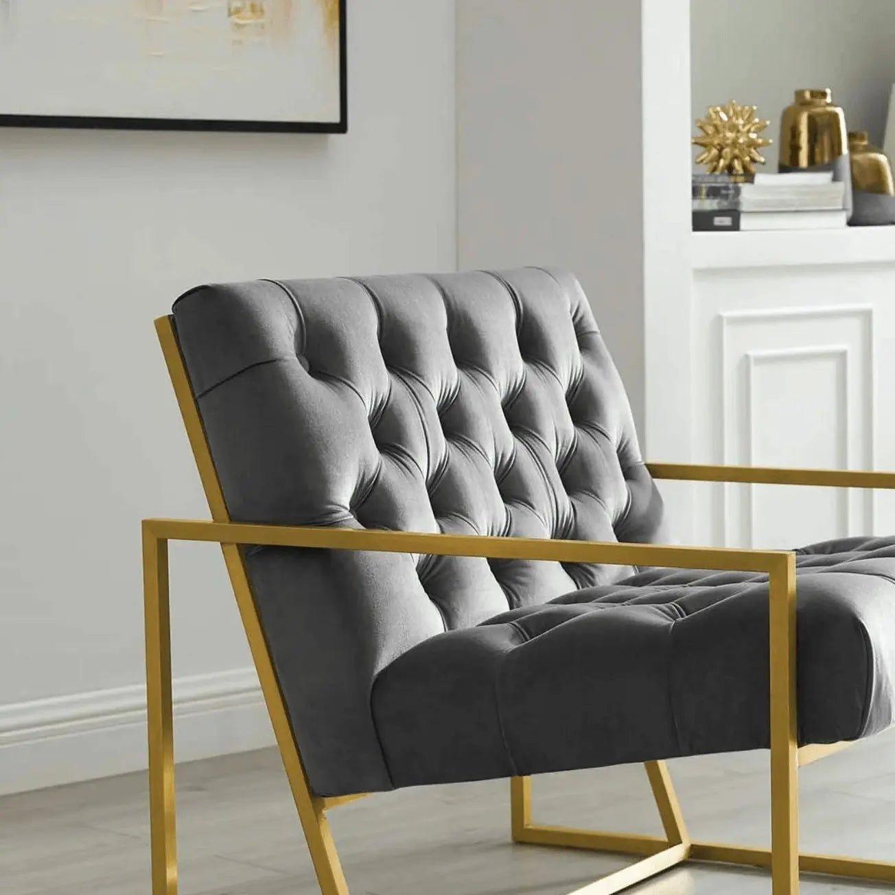 كرسي استرخاء معدن 70*80*80 سم - CH56 - Homix