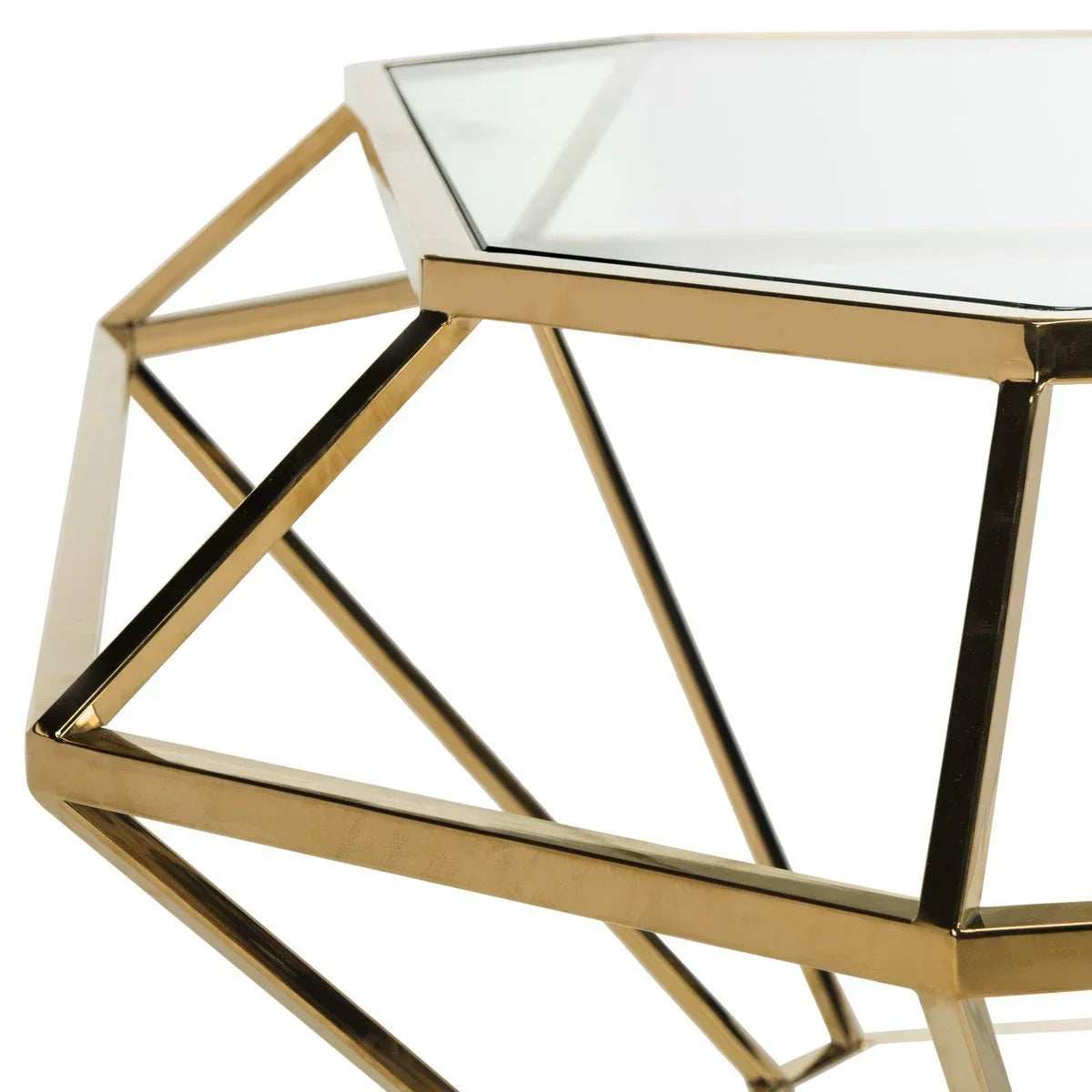 ترابيزة قهوة زجاج 70*70*50 سم - RON79 Royal Iron