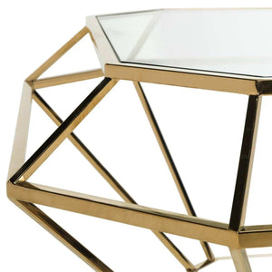 ترابيزة قهوة زجاج 70*70*50 سم - RON79 Royal Iron