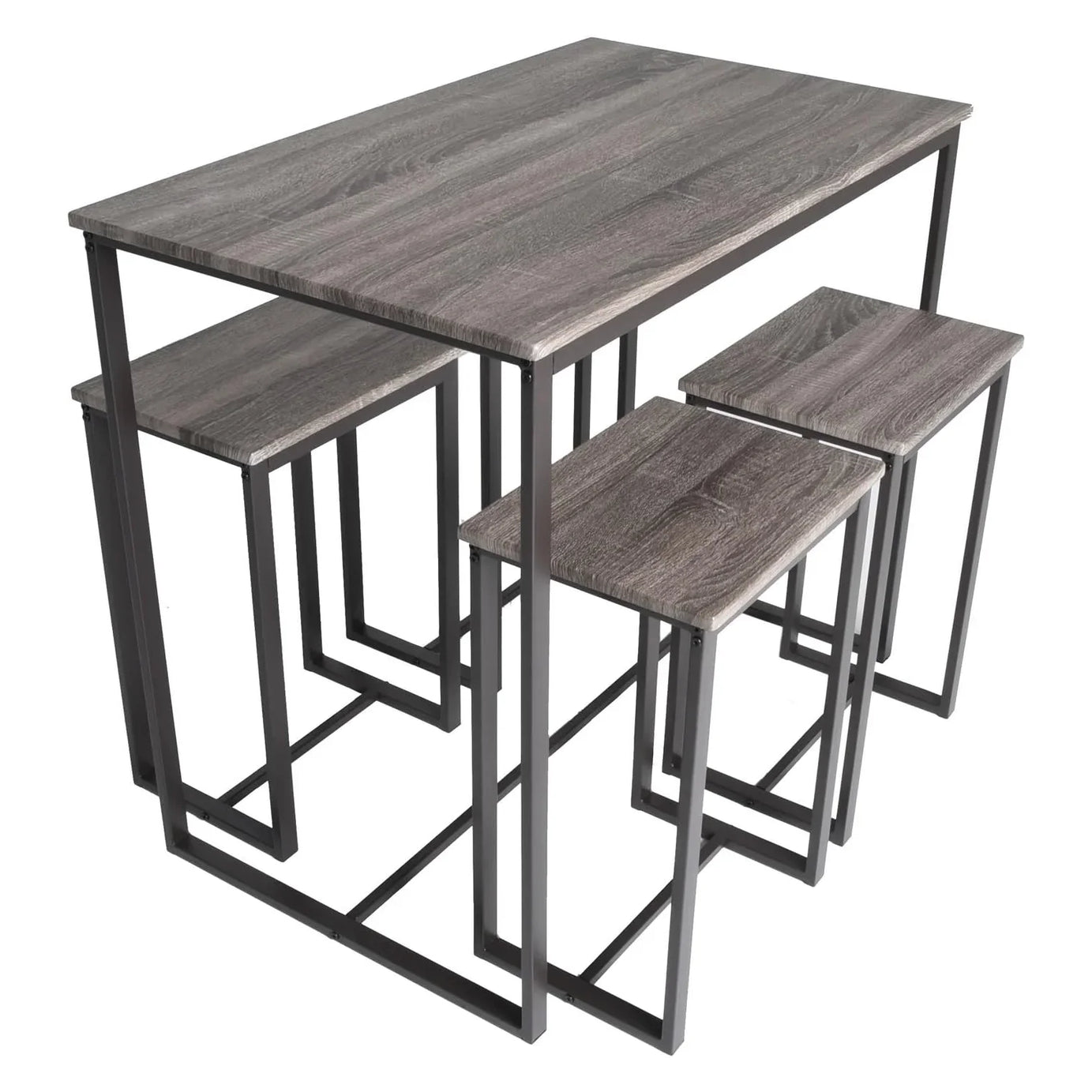 سفرة معدن و ام دي اف مع 4 كراسي - RON310 Royal Iron