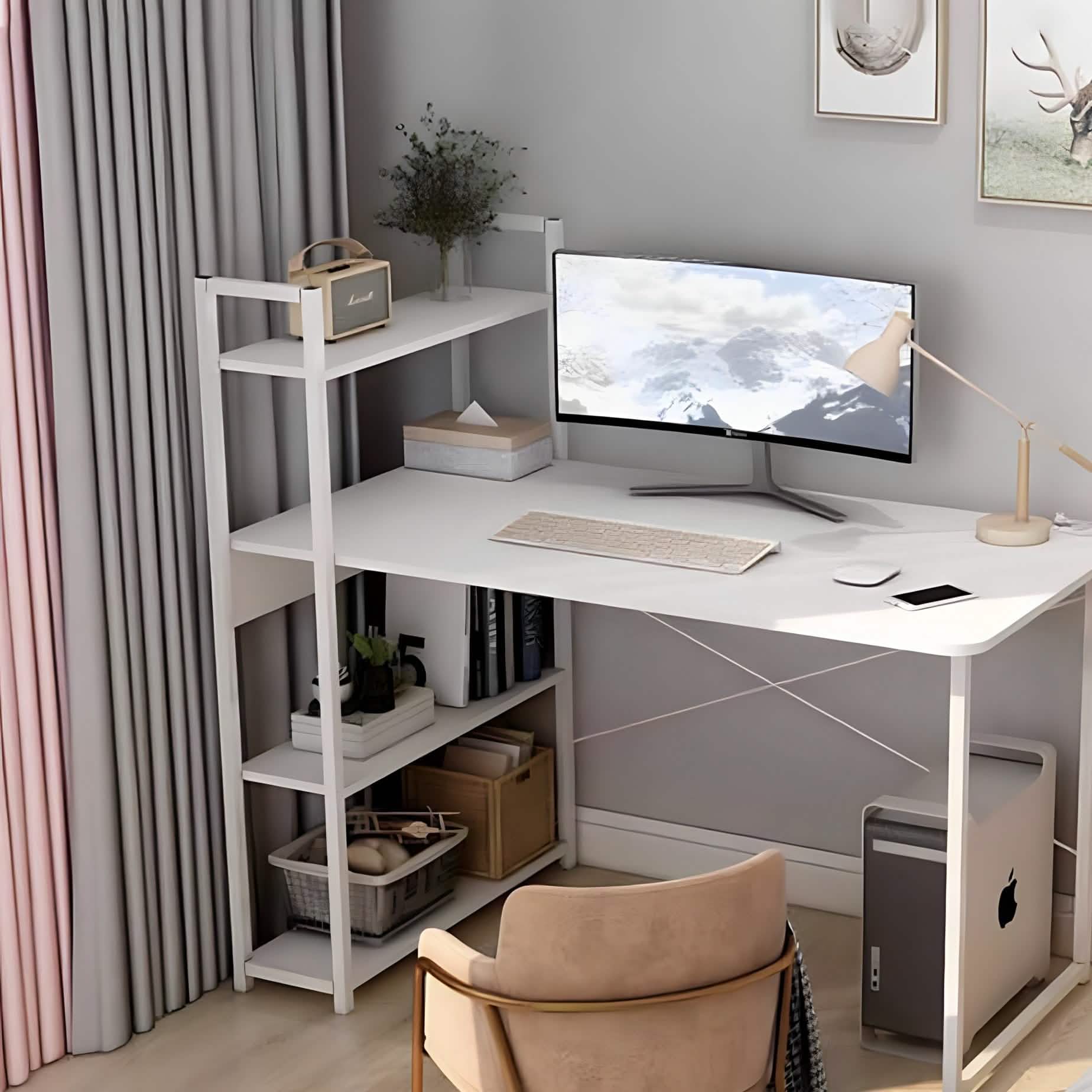 مكتب معدن، 120*60*110 سم