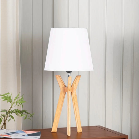 أباجورة خشب زان، 23*45 سم