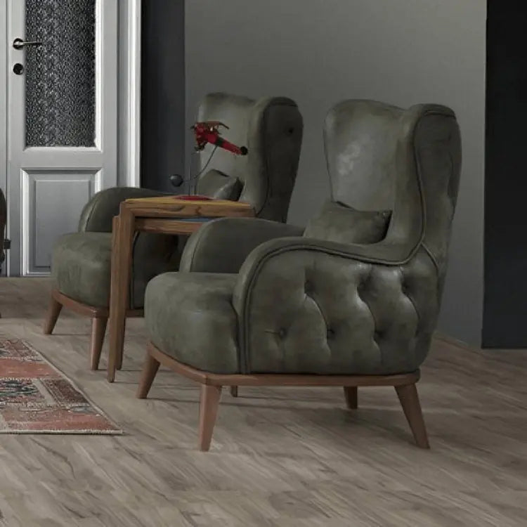 كرسي خشب زان أحمر 75*75*105 سم - KAR11 - Homix