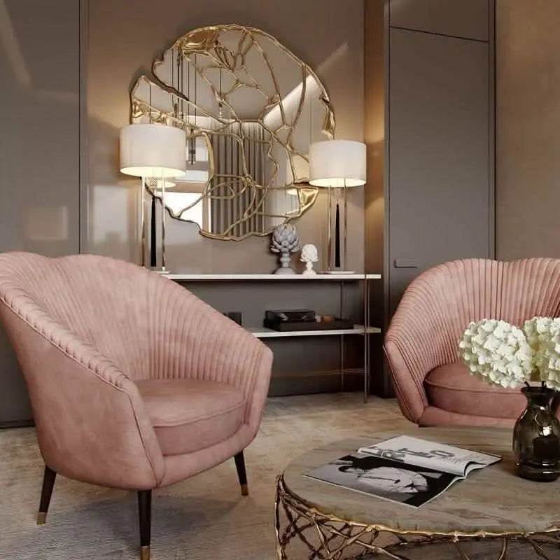 كرسي خشب زان أحمر 75*75*85 سم - KAR20 - Homix