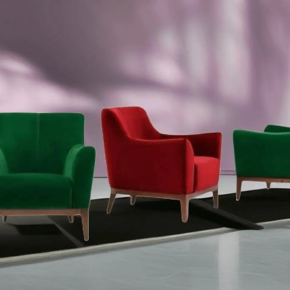 كرسي خشب زان أحمر 75*75*90 سم - KAR14 - Homix