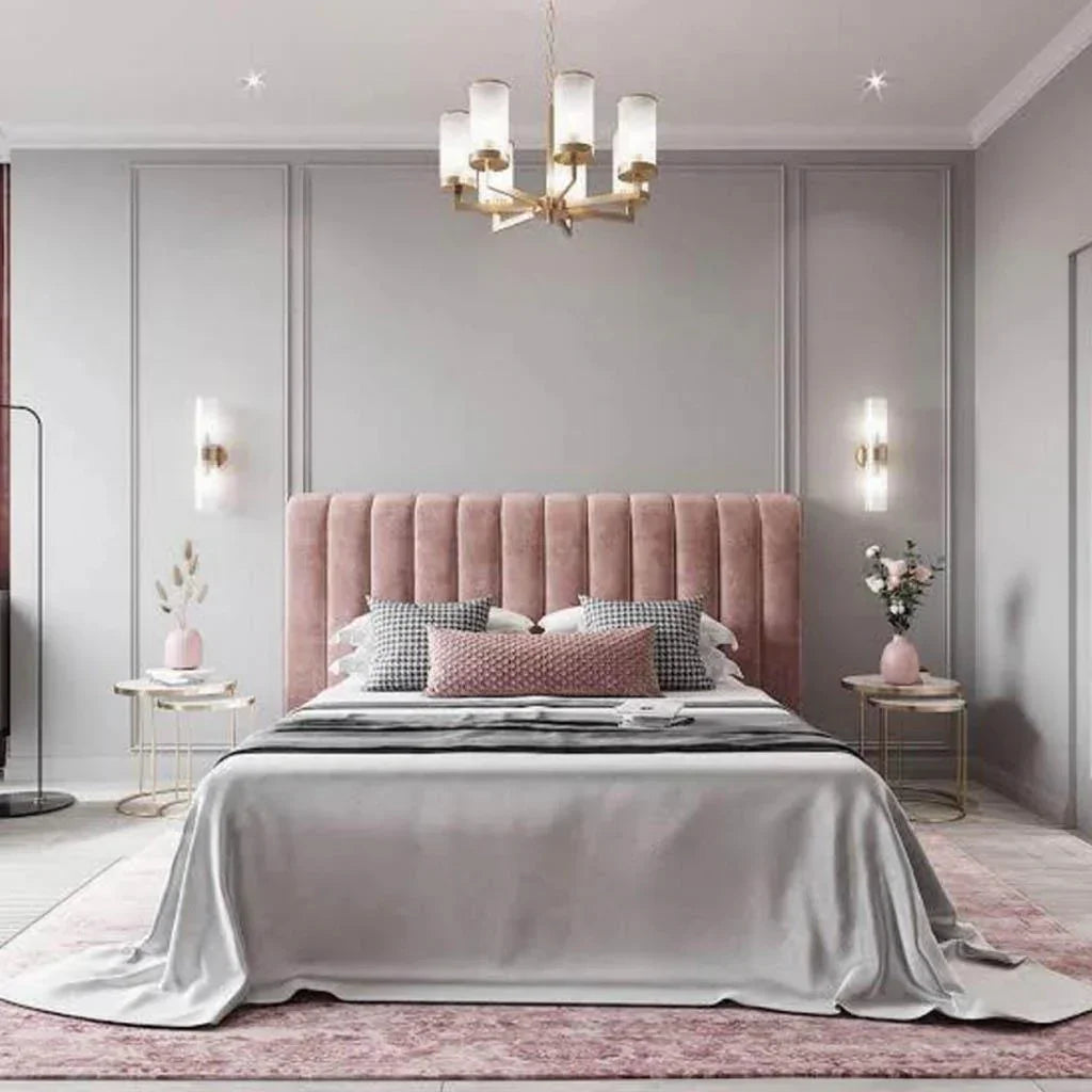 سرير كينج خشب ام دي اف و زان، 160*200*120 سم