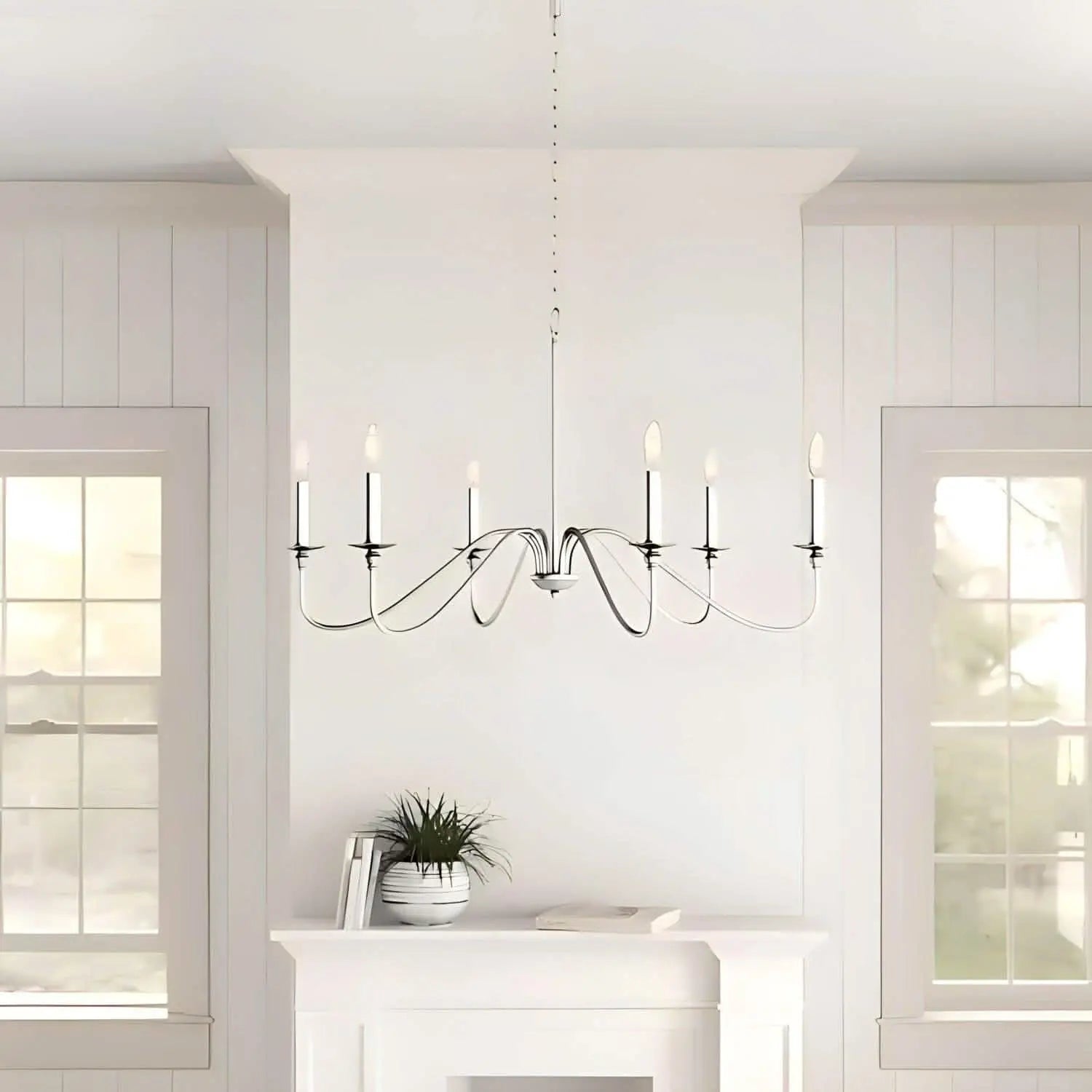 نجفة معدن، 115*76 سم