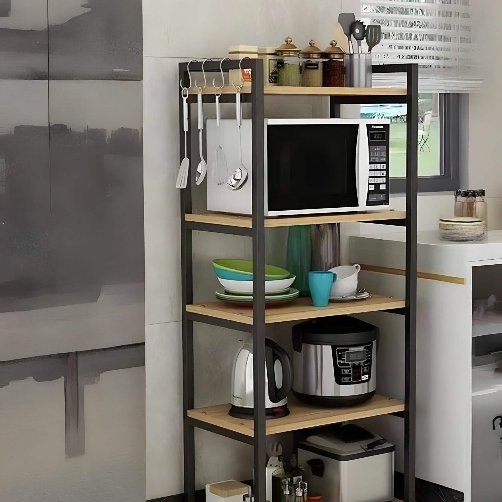 وحدة تخزين،معدن و خشب ام دي اف، 65*40*165 سم