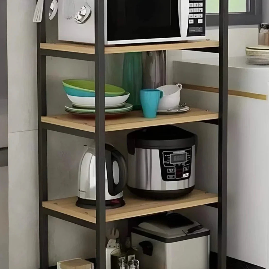 وحدة تخزين،معدن و خشب ام دي اف، 65*40*165 سم