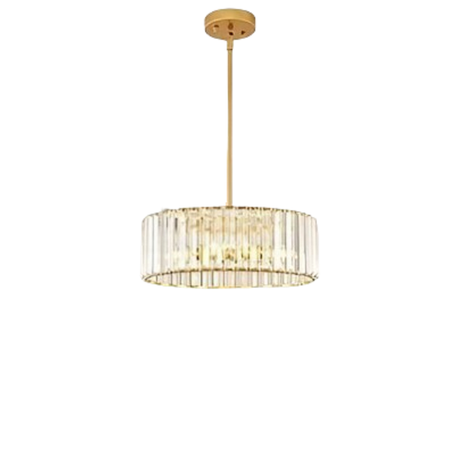 نجفة ستيل و كريستال، 30*70 سم- ذهبي