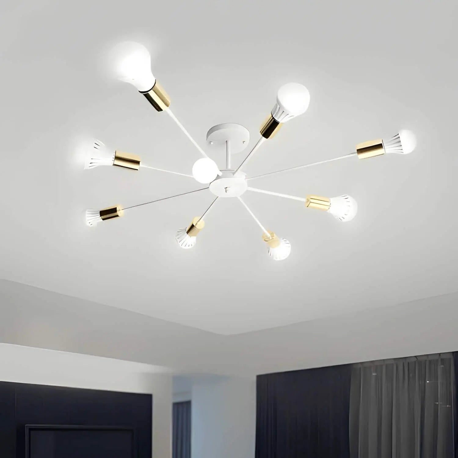 نجفة معدن 8 لمبات 78*35 سم - YLG258 Y-Lights